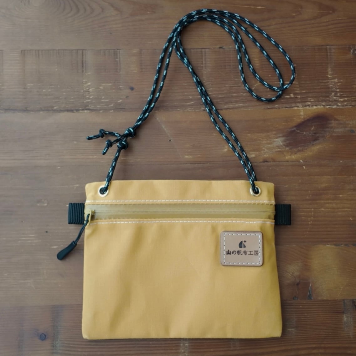 CRAFTMAN サコッシュ Mini / Lemon Yellow(帆布/富士金梅/登山/日本製