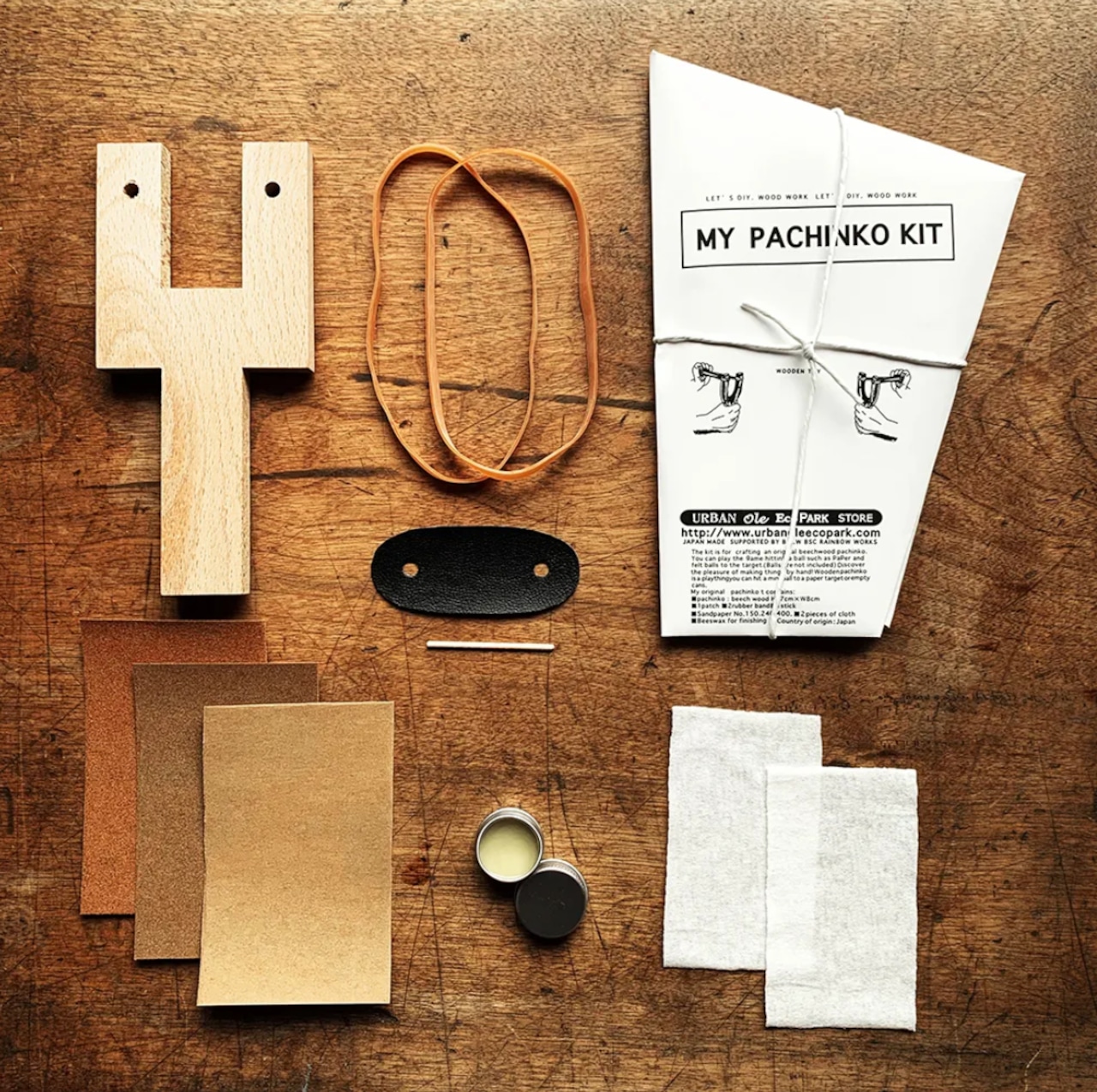 懐かしいおもちゃパチンコを自作できる 手作りキット PACHINKO WHITTLING DIY KIT