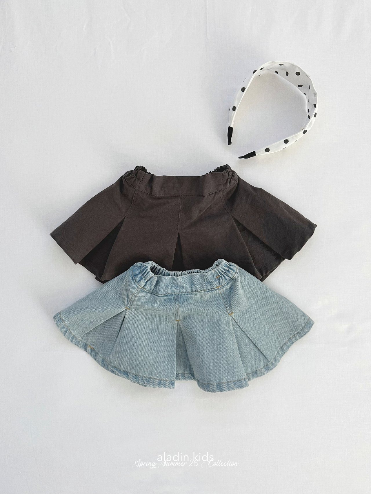 light blue XS［即納］casual jurum skirt pants / aladin 26spring