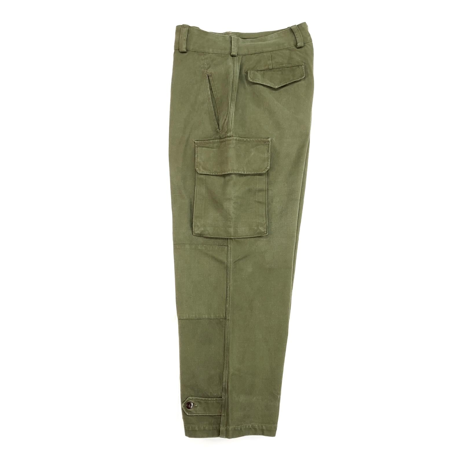 kit　M-47 前期 カーゴパンツ オリーブグリーン FRENCH ARMY フランス軍 50年代 M-47 カーゴパンツ 前期型 中期 2つ