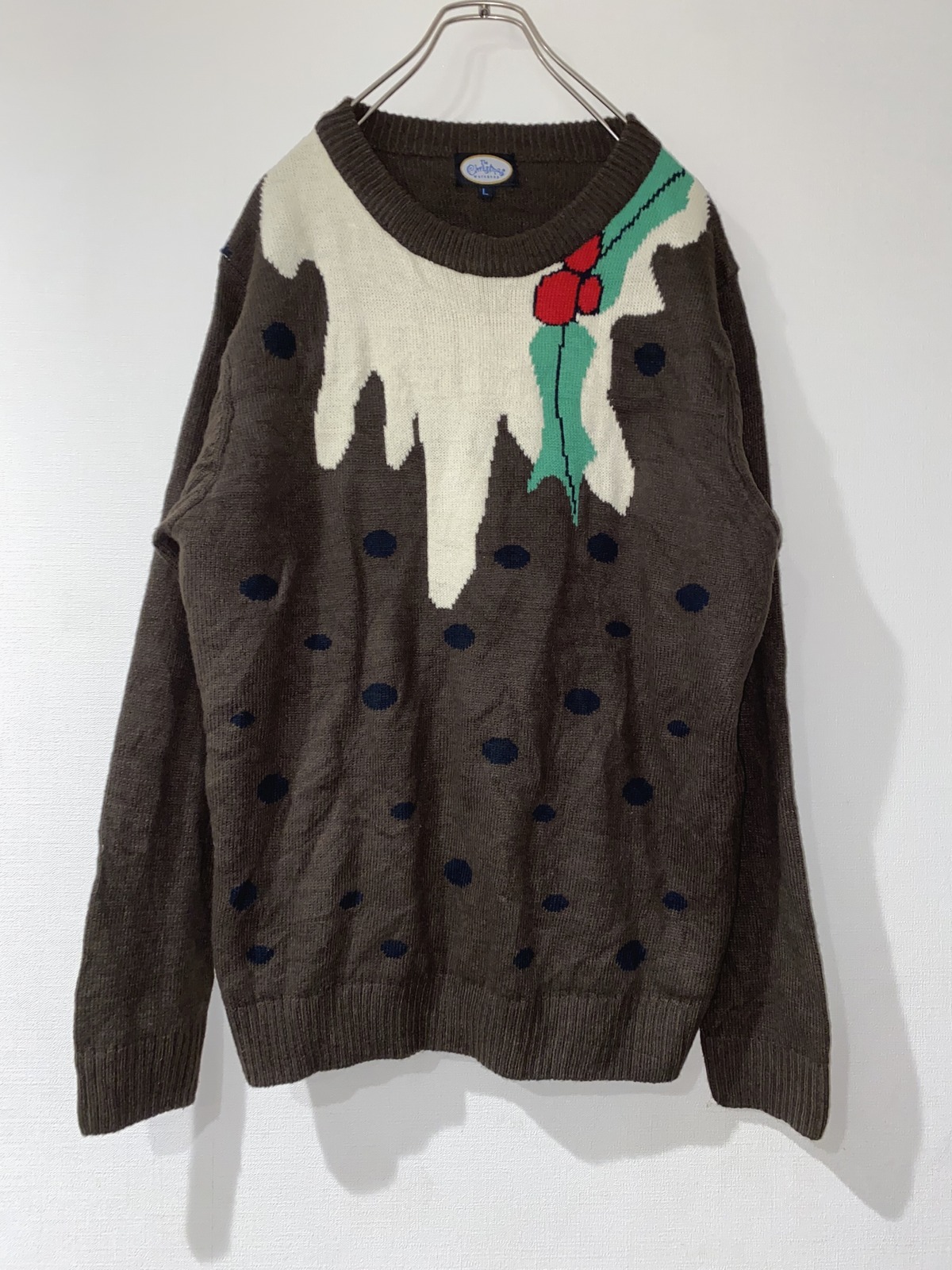 USA古着 sweets design knit L スイーツニット チョコチップ ケーキ パーティー | ALAN vintage ...