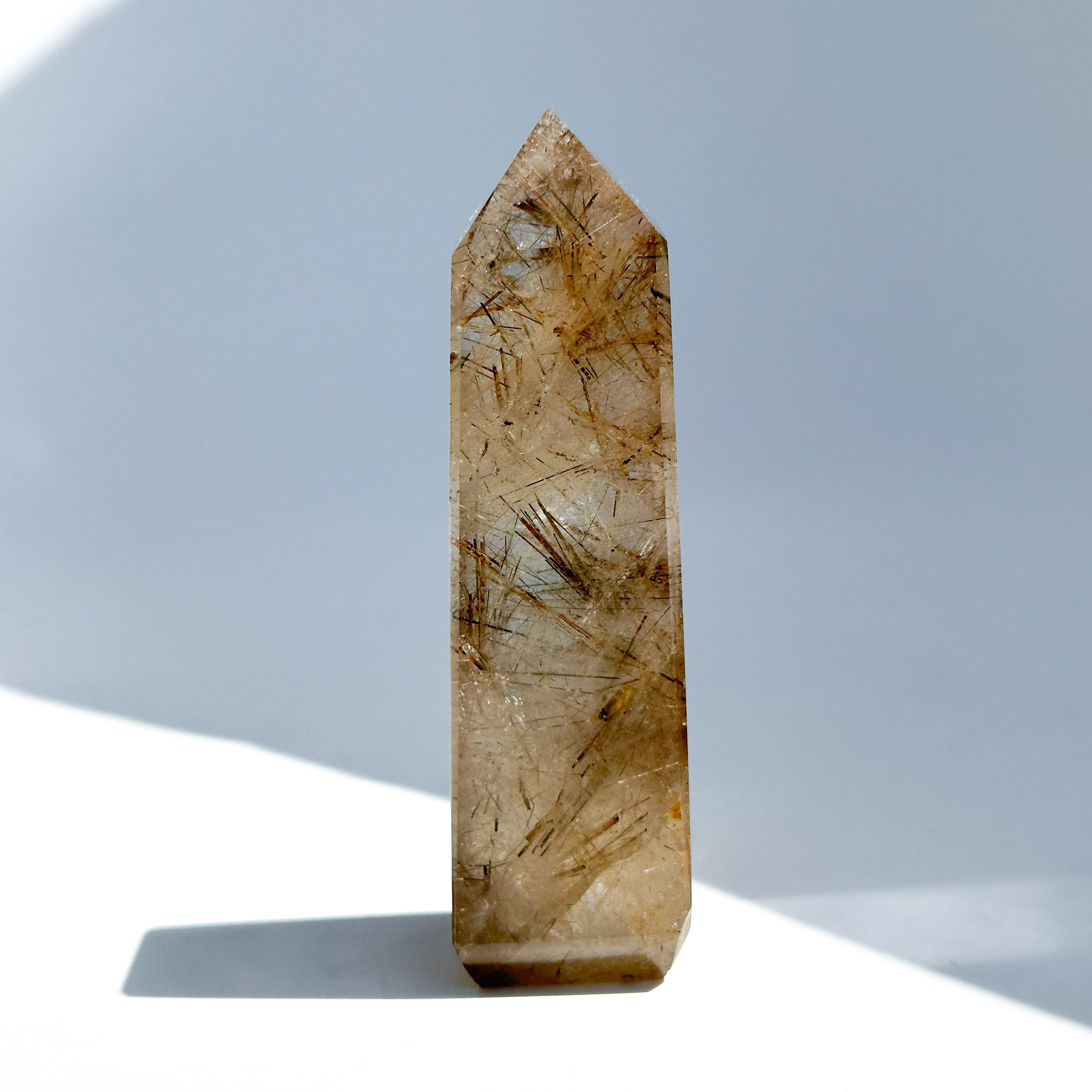 マルチルチルクォーツ タワー 03◇ Multi-Rutile Quartz ◇天然石