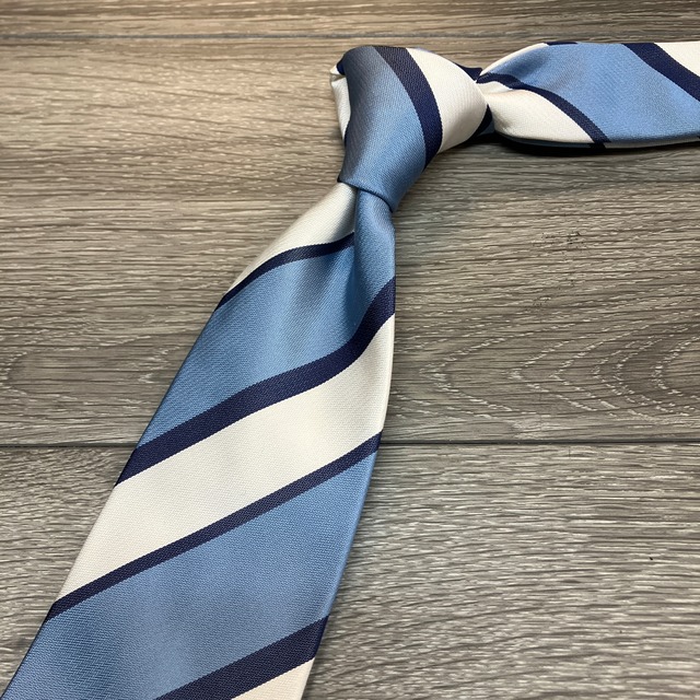 BEAMS F SILK Jacquard stripe TIE