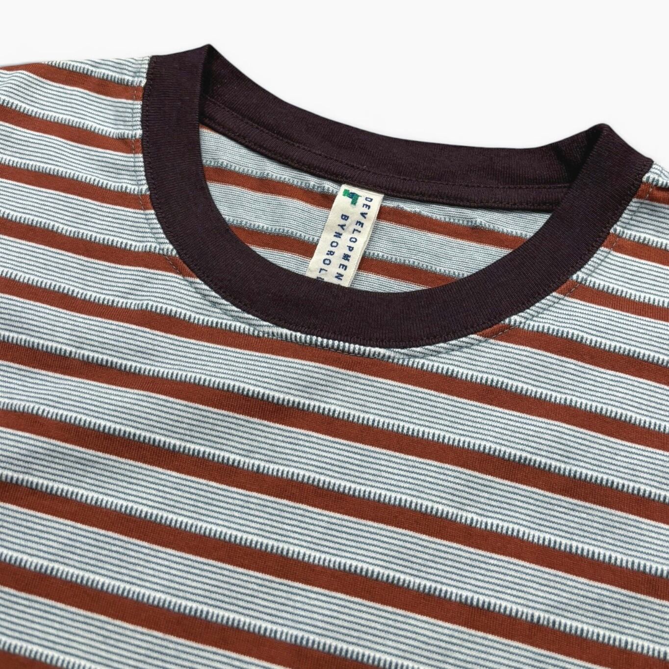 NOROLL UNEVENNESS S/S TEE GREEN ORANGE / ノーロール Tシャツ