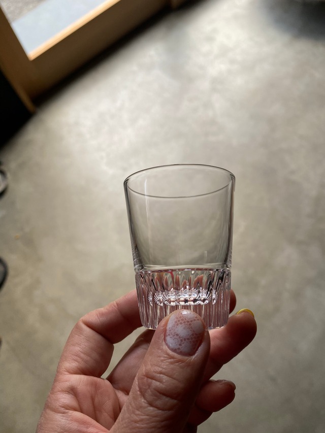 h collection CRYSTAL SHOT GLASS/BLIND