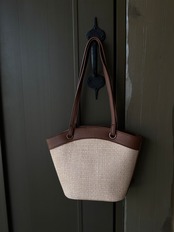 Rattan ruffea conbi bag
