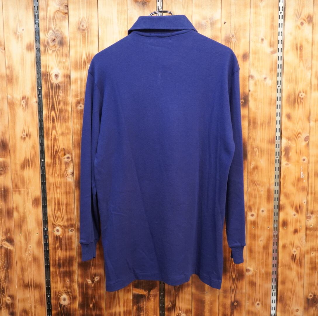 80s 初期 ralphlauren 大文字タグ 裾ポニー コットン 長袖