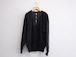 KYOU” JEFFERSON Leather x Original Supima Aging Cotton Sweat Black”