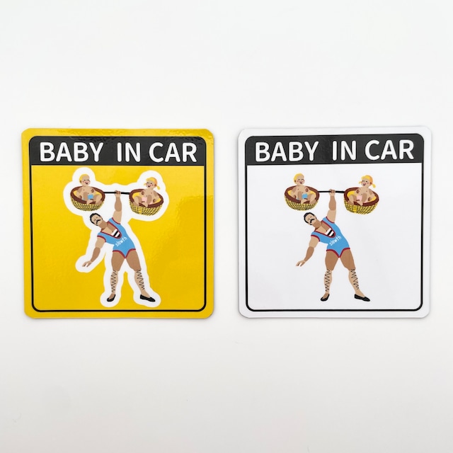 マグネット【BABY IN CAR／双子】