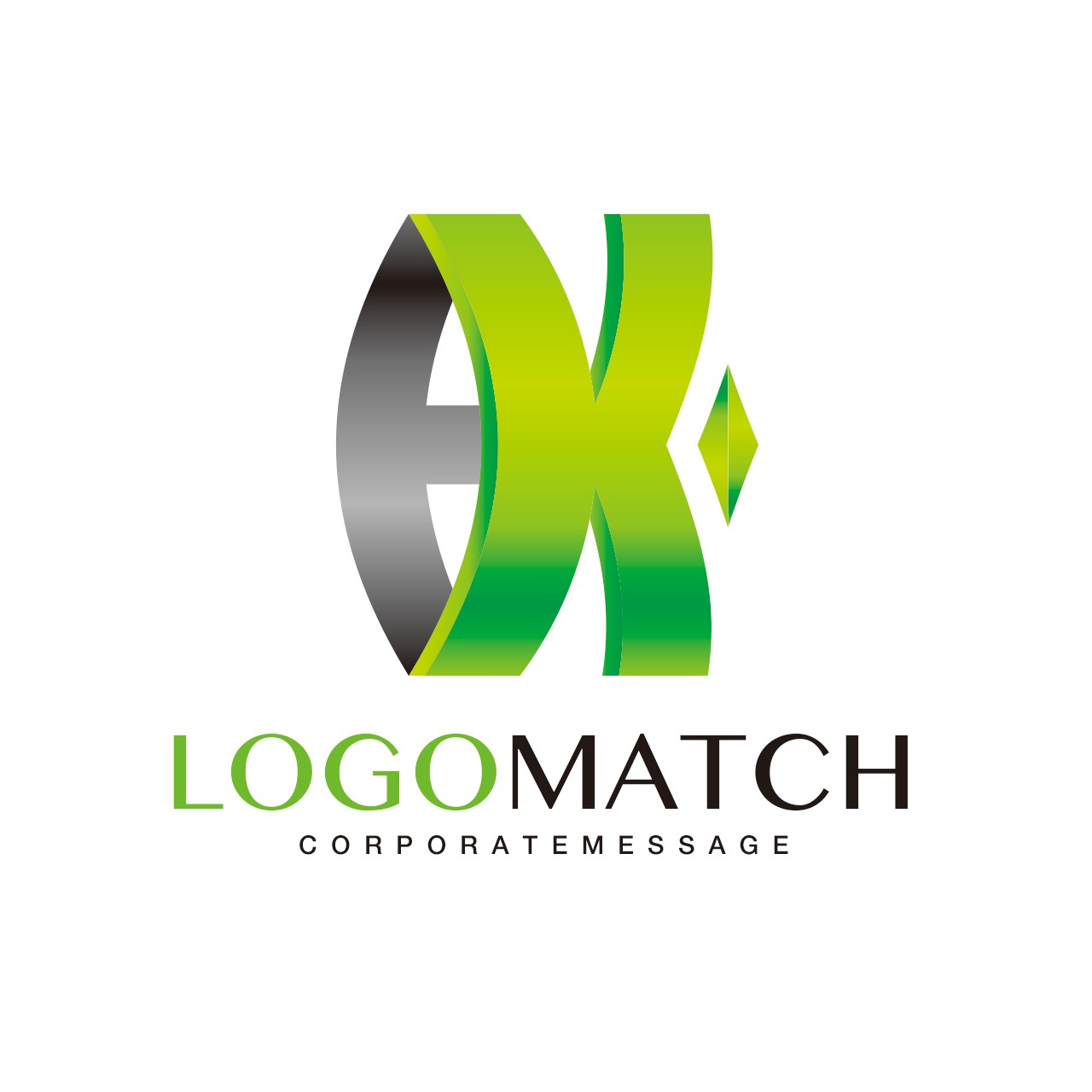 立体的でダイナミックなE・Kのロゴ