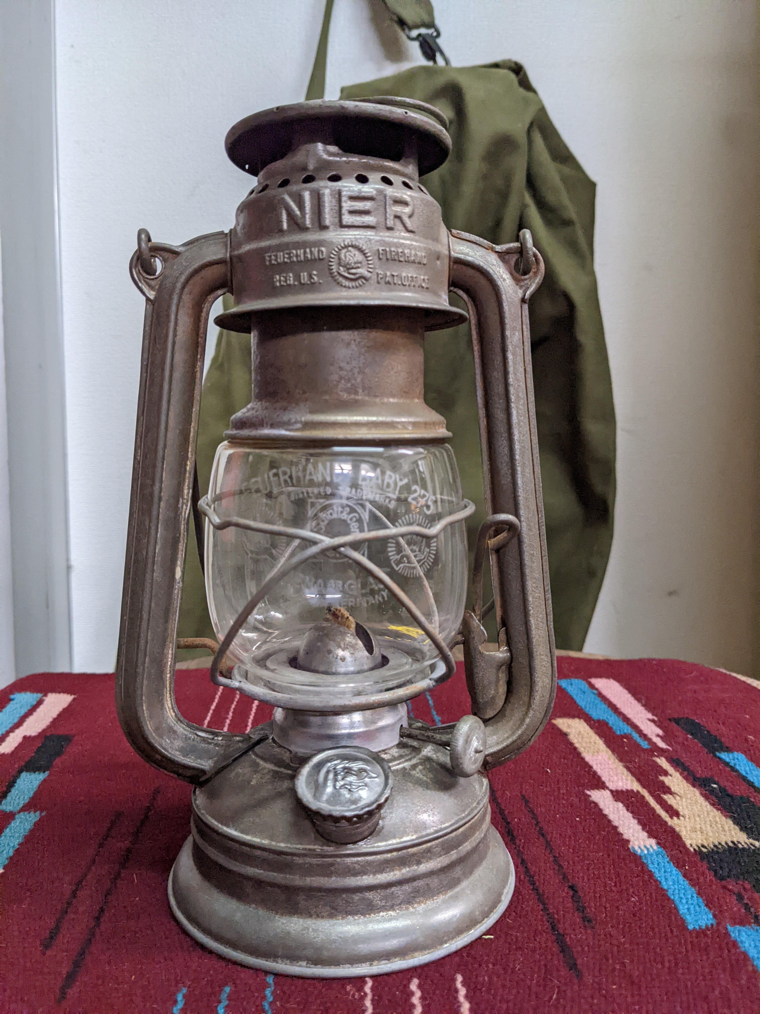 希少な戦前モデル> Vintage Nier Feuerhand 275 Lantern Lamp