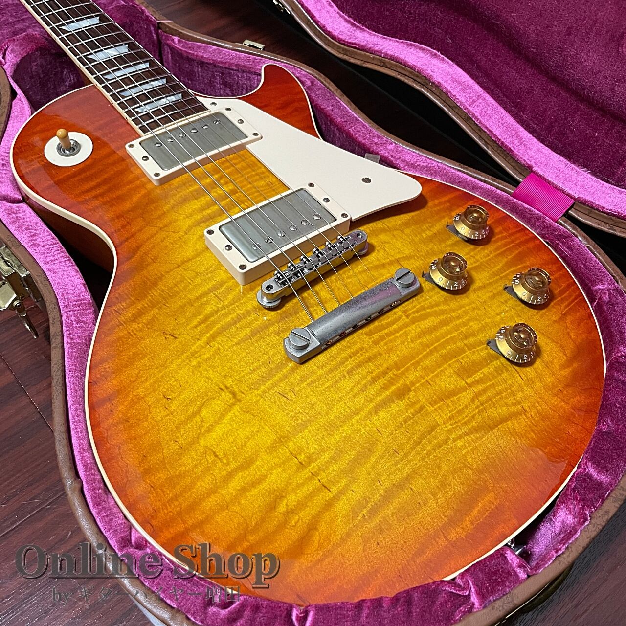 USED 2014 Gibson Custom Shop Historic Collection 1959 Les Paul Reissue  Washed Cherry VOS