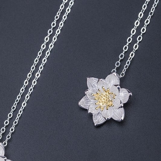 蓮の花のペンダント プレゼント ご褒美 N040 | Vary