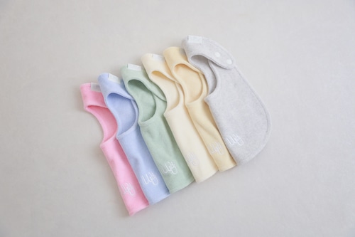 would U(ウッドユー)/ cloud terry bibs / pastel line