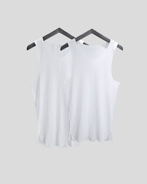 22aw ご予約商品　ASKYY  / SEPARATED TANKTOP 2022 / WHT