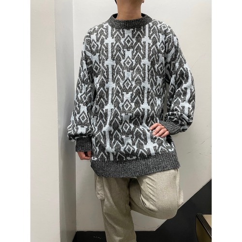 90's LE TIGRE ジャガードニット