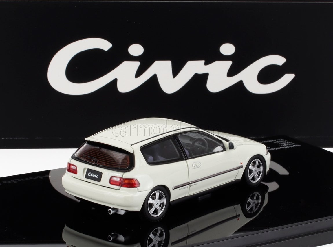 新品 希少！1/43 LDC ホンダ シビックEG6 SiR ホワイト ミニカー 1/43 ホンダ シビック LCD-MODEL 1/43 HONDA CIVIC SIR II