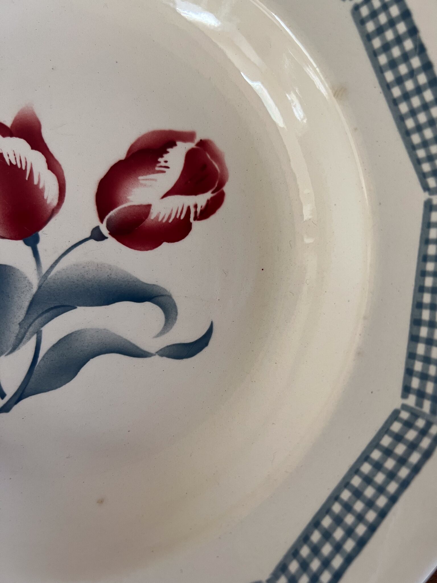 サルグミンヌ スープ皿 アンティークプレート A フランスアンティーク