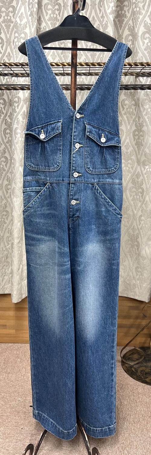 Johnbull 11ozデニムボヘミアンサロペット