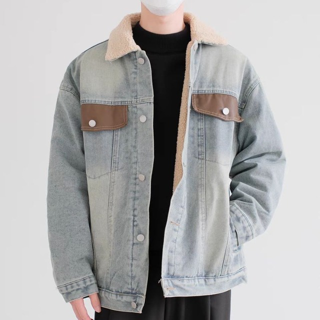 裏ボアデニムジャケット C10631