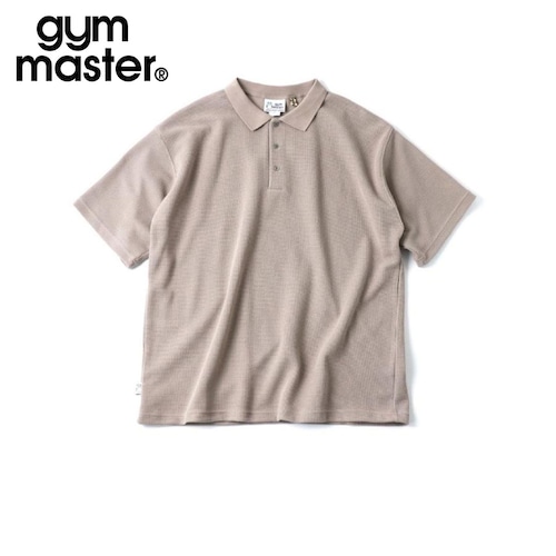 gym master ジムマスター 7.2ozドライワッフルポロシャツ Tシャツ 半袖 メンズ 大きいサイズ G333742 春夏 春 夏 ベージュ