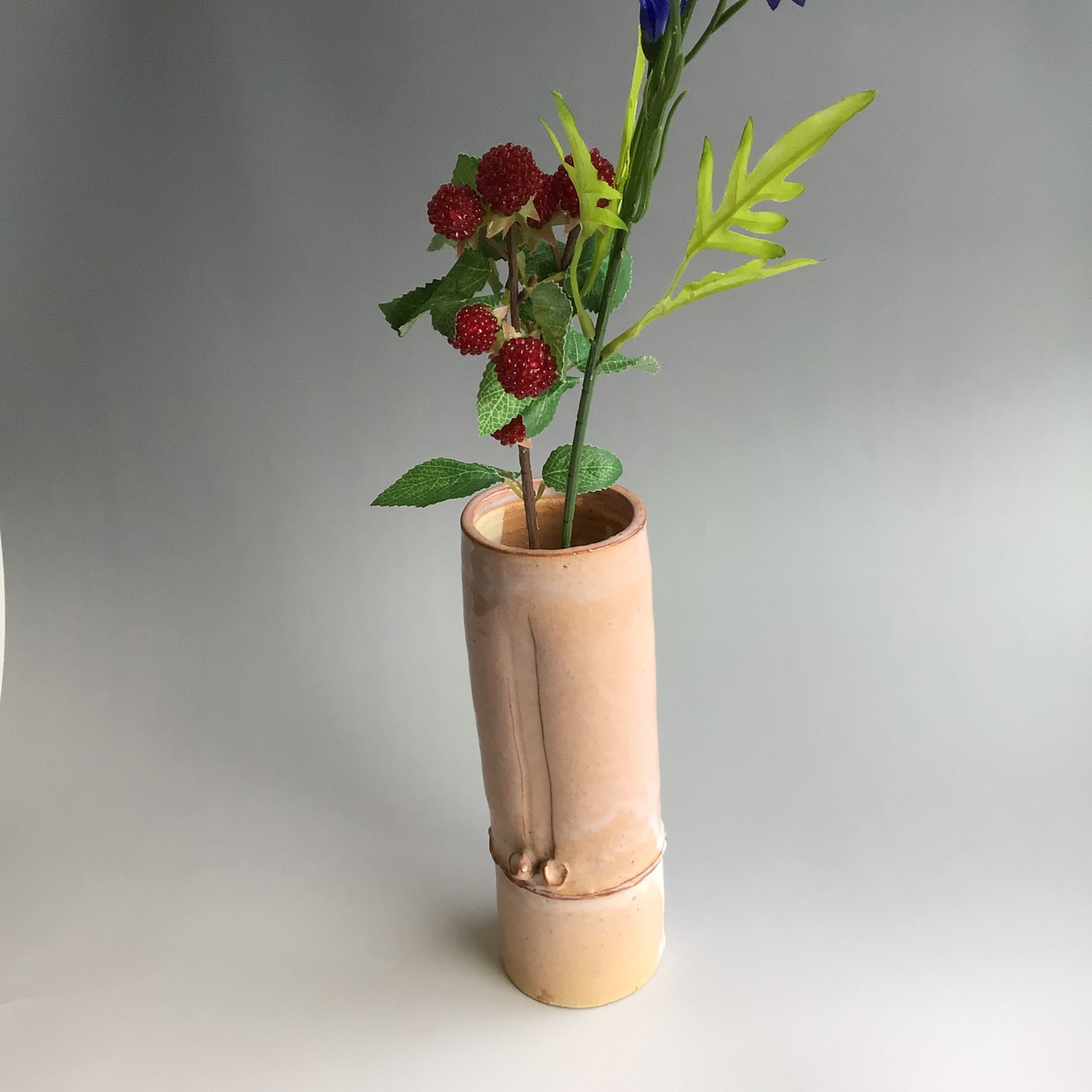 花入れ 竹写し 粉引 | （有）勝景庵