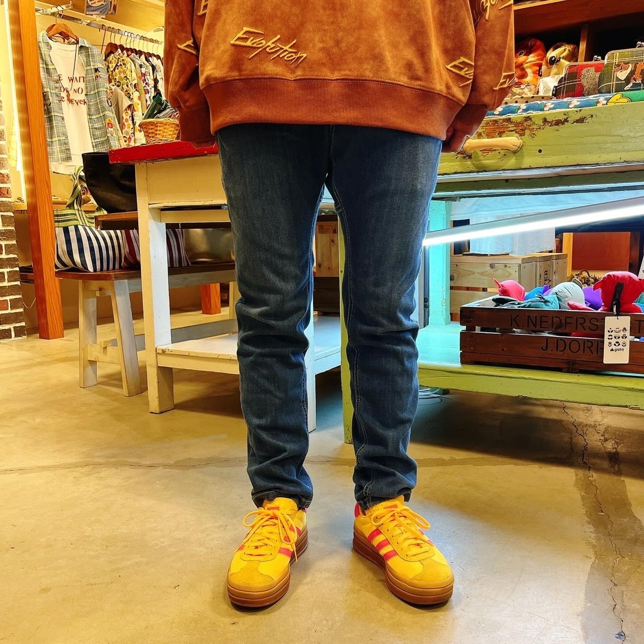 カットデニムサルエルパンツ | ROBSONst.