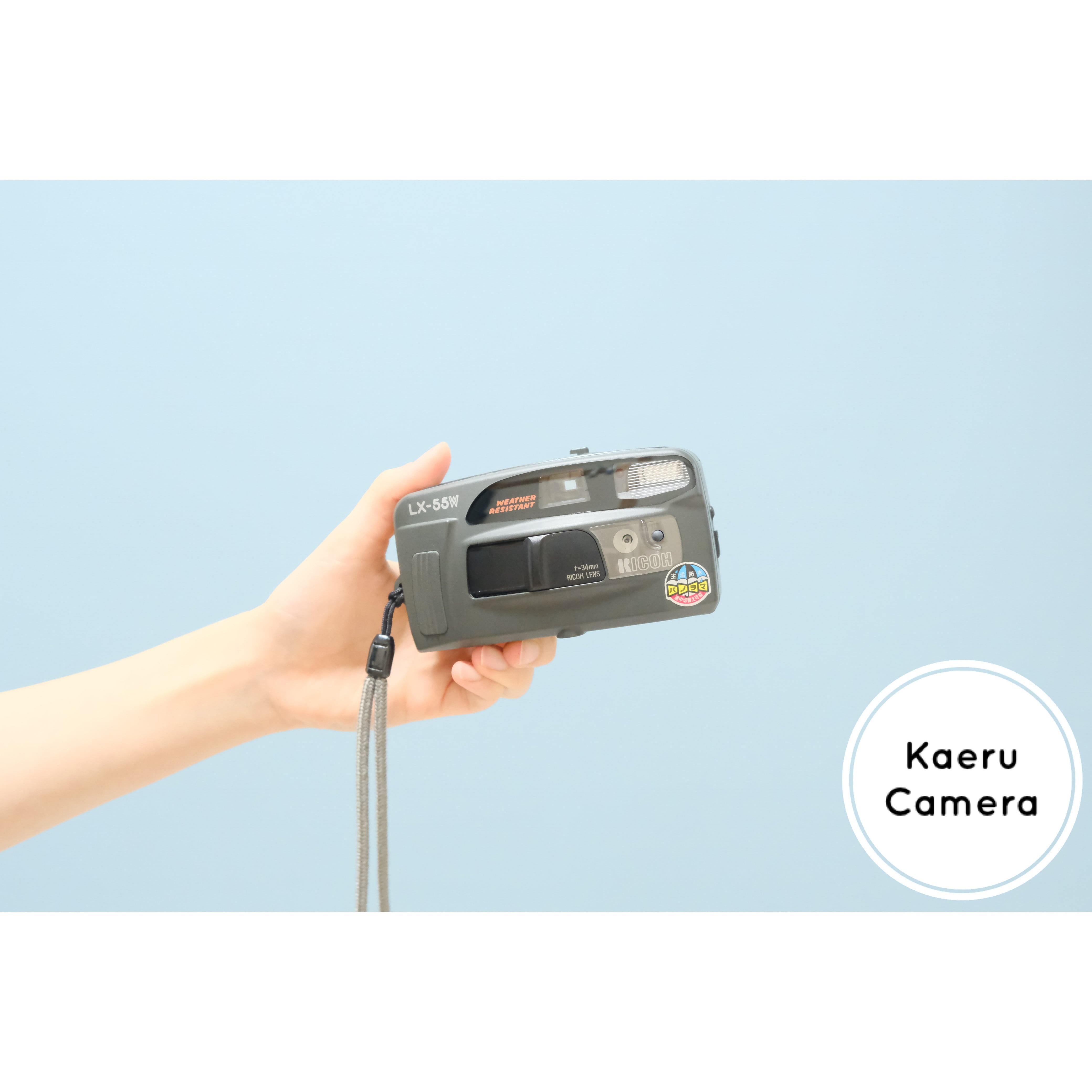 完動整備品 リコー LX-55W コンパクトフィルムカメラ ストロボ シャッター