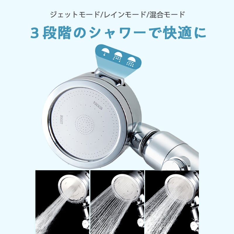 シャワーヘッド【変換ジョイント 箱 日本語説明書付き】シャワーヘッド