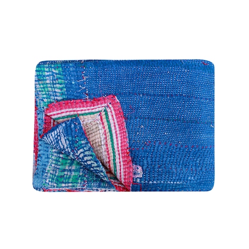 old kantha quilt / ヴィンテージキルト【なみのり】