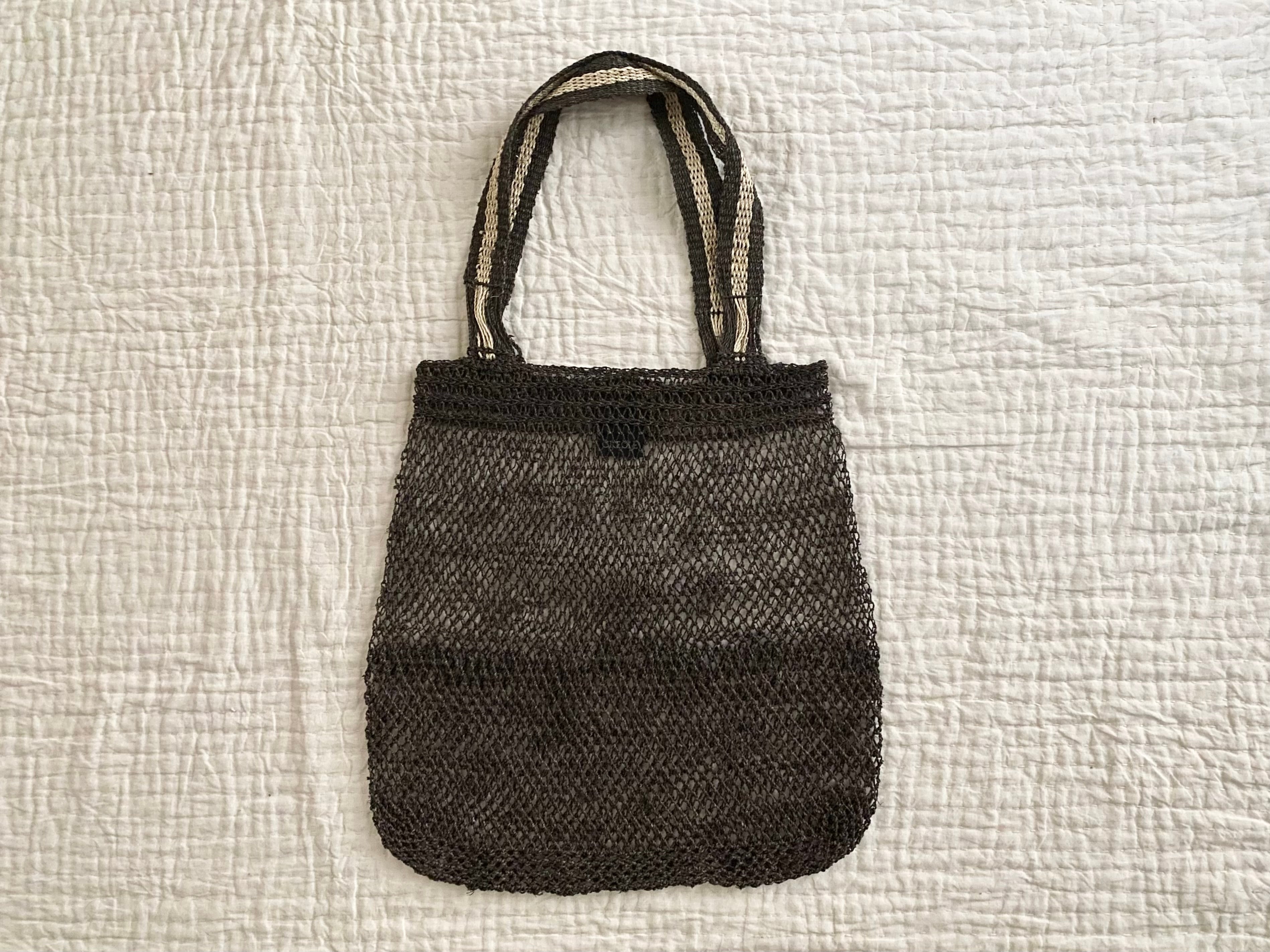 Denim デニム☆リメイク☆パッチワーク☆丸型トートバック☆着物のお