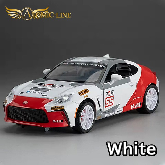 TOYOTA GR86 ZN8 1/32 ミニカー 全3色 ライト点灯 エンジンサウンド 合金モデル 模型 プルバック走行 ジオラマ