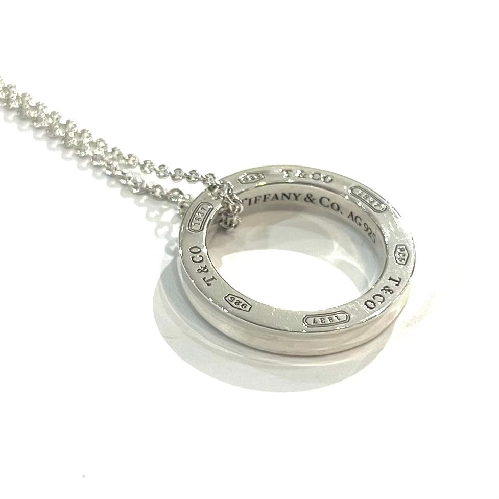 TIFFANY&CO.】2418 1837 ティファニー サークルリング ネックレス