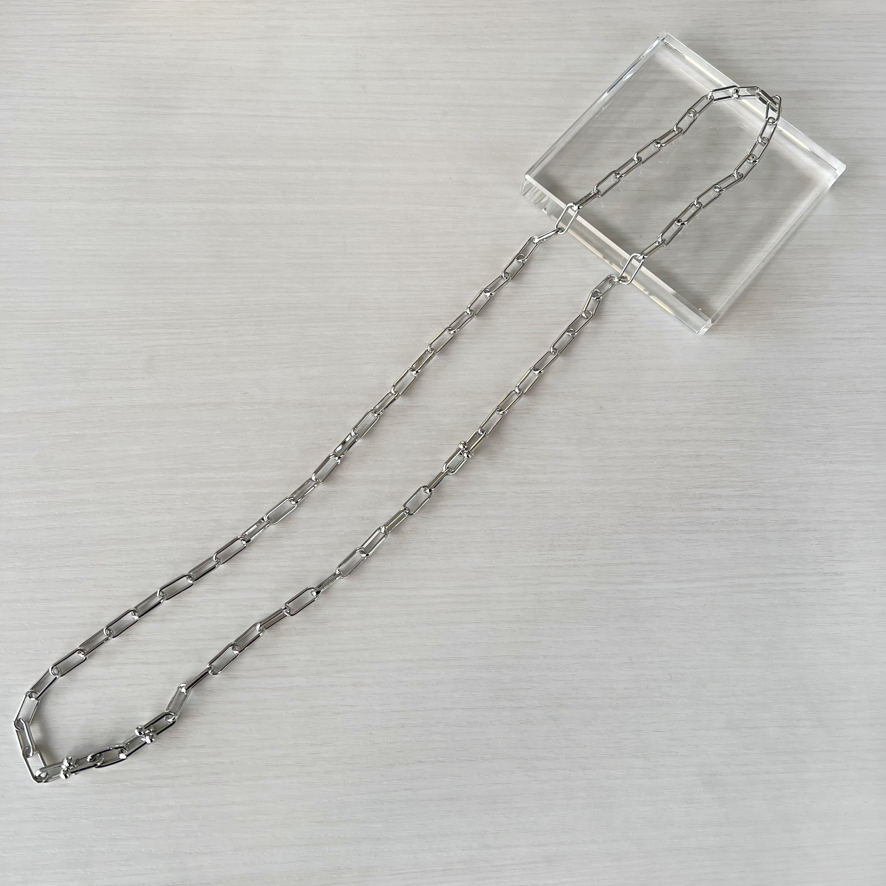 ヴィンテージ　イタリアンシルバー　ロープチェーン　ネックレス　ティファニー元ネタ ヴィンテージ イタリアンシルバー ロープチェーン ネックレス