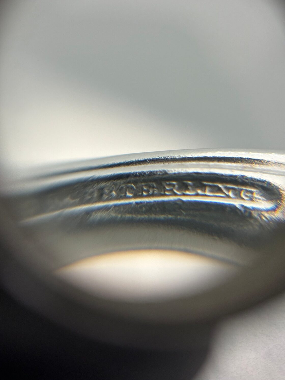 希少 ヴィンテージティファニー TIFFANY バンブー スプーンリング 26g 