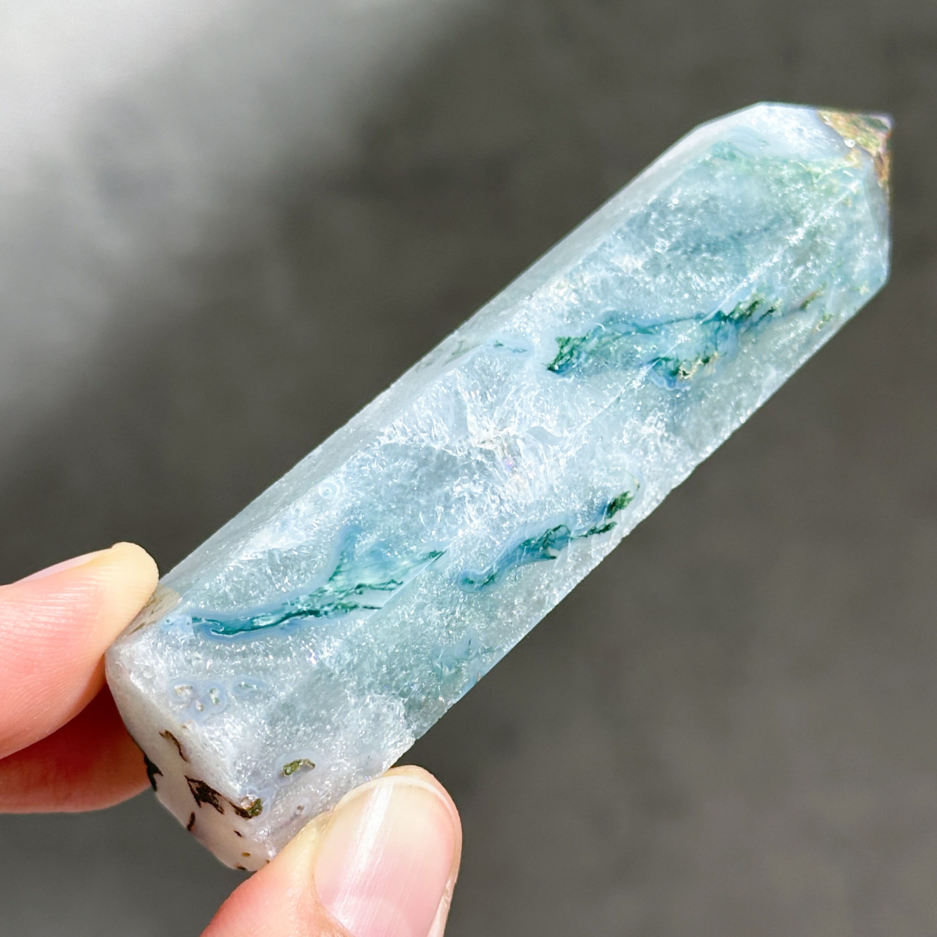 モスアゲート タワー05◇ Moss Agate ◇天然石・鉱物・パワーストーン