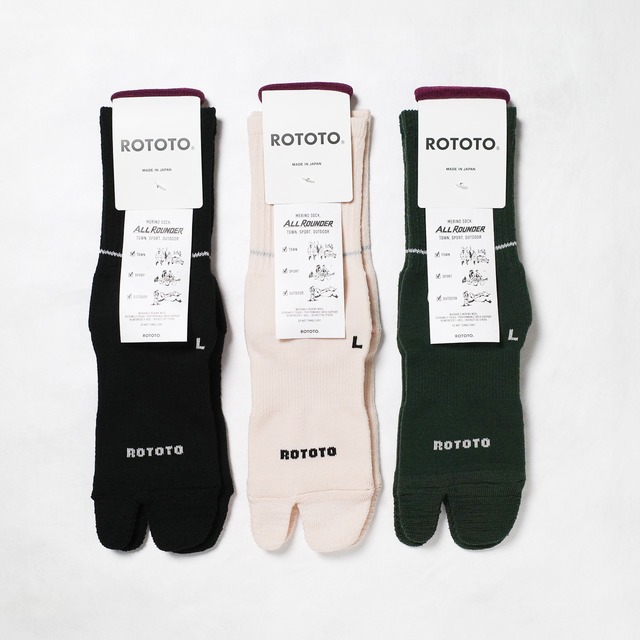 ROTOTO / ALLROUNDER ”MERINO TABI”