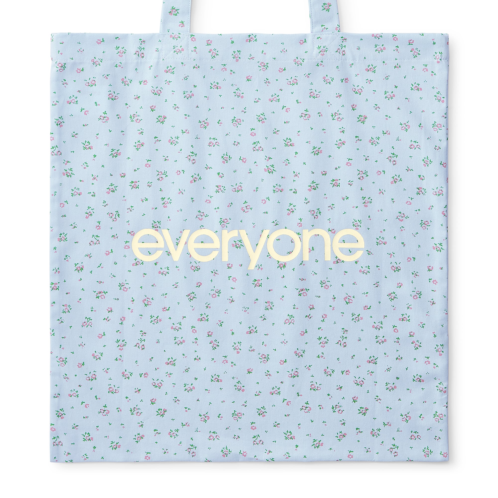 小物 everyone everyone flower logo tote medium (SAX) | everyone