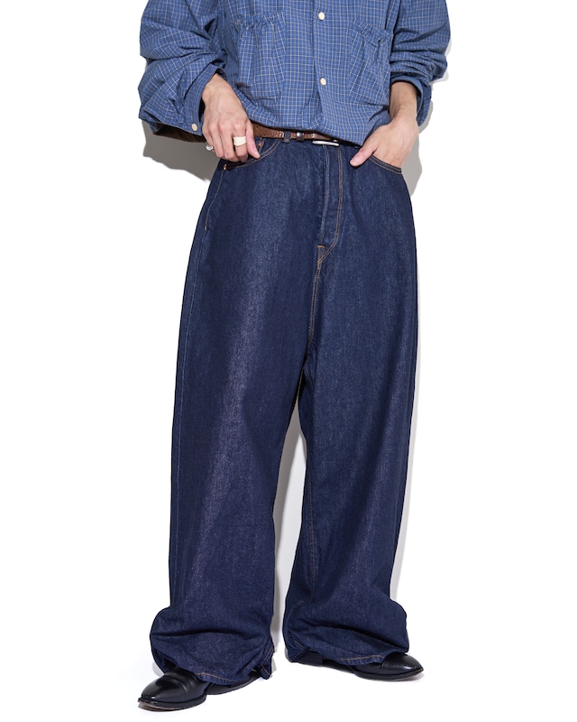 refomed "FRESH MAN DENIM WIDE PANTS by EDWIN "OW"〔INDIGO〕"