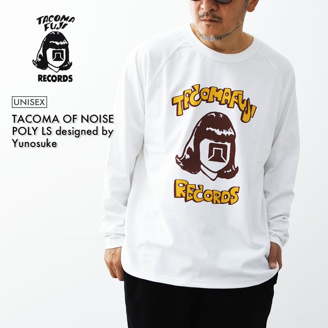 TACOMA FUJI RECORDS [タコマフジレコード] TACOMA OF NOISE POLY LS designed by Yunosuke [TCM-NOI-P-LS] タコマオブノーズティー ポリ ロングスリーブ・長袖Tシャツ・グラフィックティー・ロゴ・コラボ・MEN'S / LADY'S [2026AW]