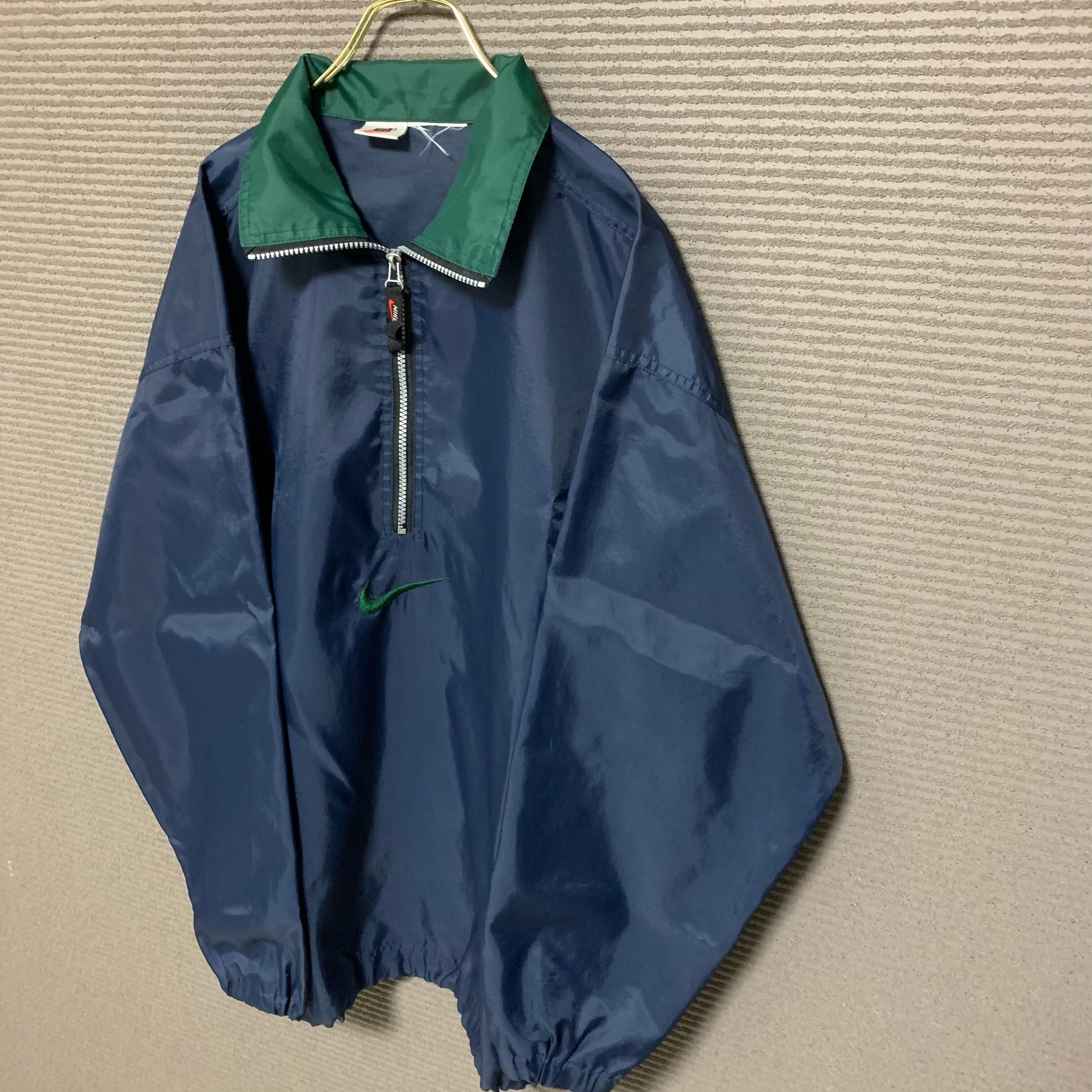 90's銀タグNIKEアノラックナイロンジャケット 思いとどまり 90's銀タグNIKEアノラックナイロンジャケット 思いとどまり