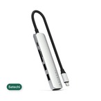Satechi 6-in1 USB-C スリムマルチポートアダプター シルバー