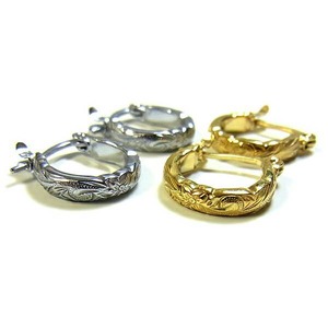 Hawaiian jewelry Hoop Earrings (ges8126)