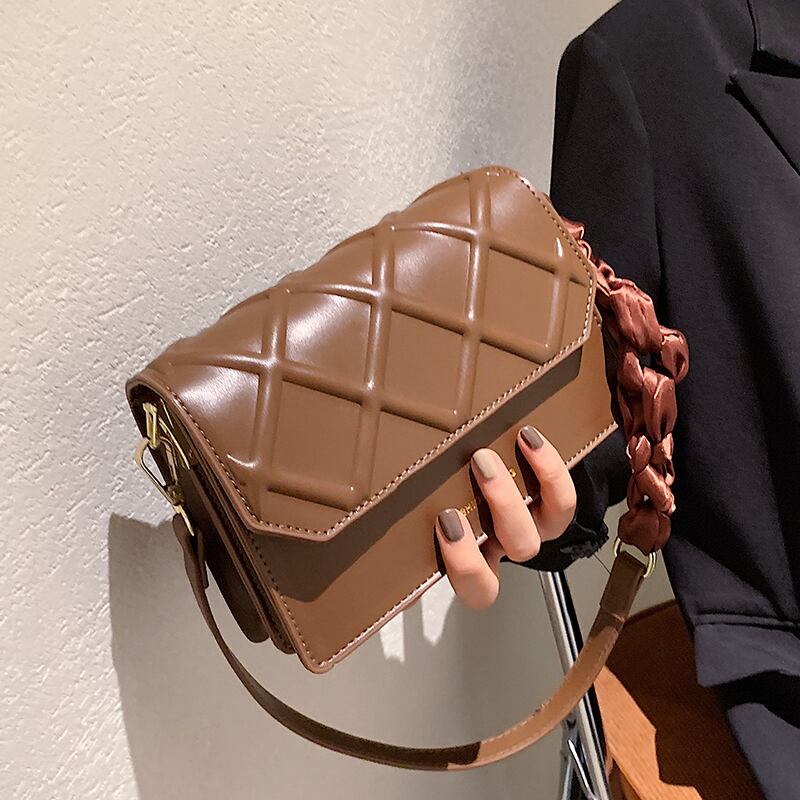 スタンダード レトロ スクウェア メッセンジャーバッグ 手作りハンドバック26200874210