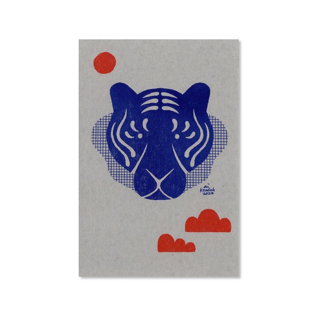 ポストカード【foxes】