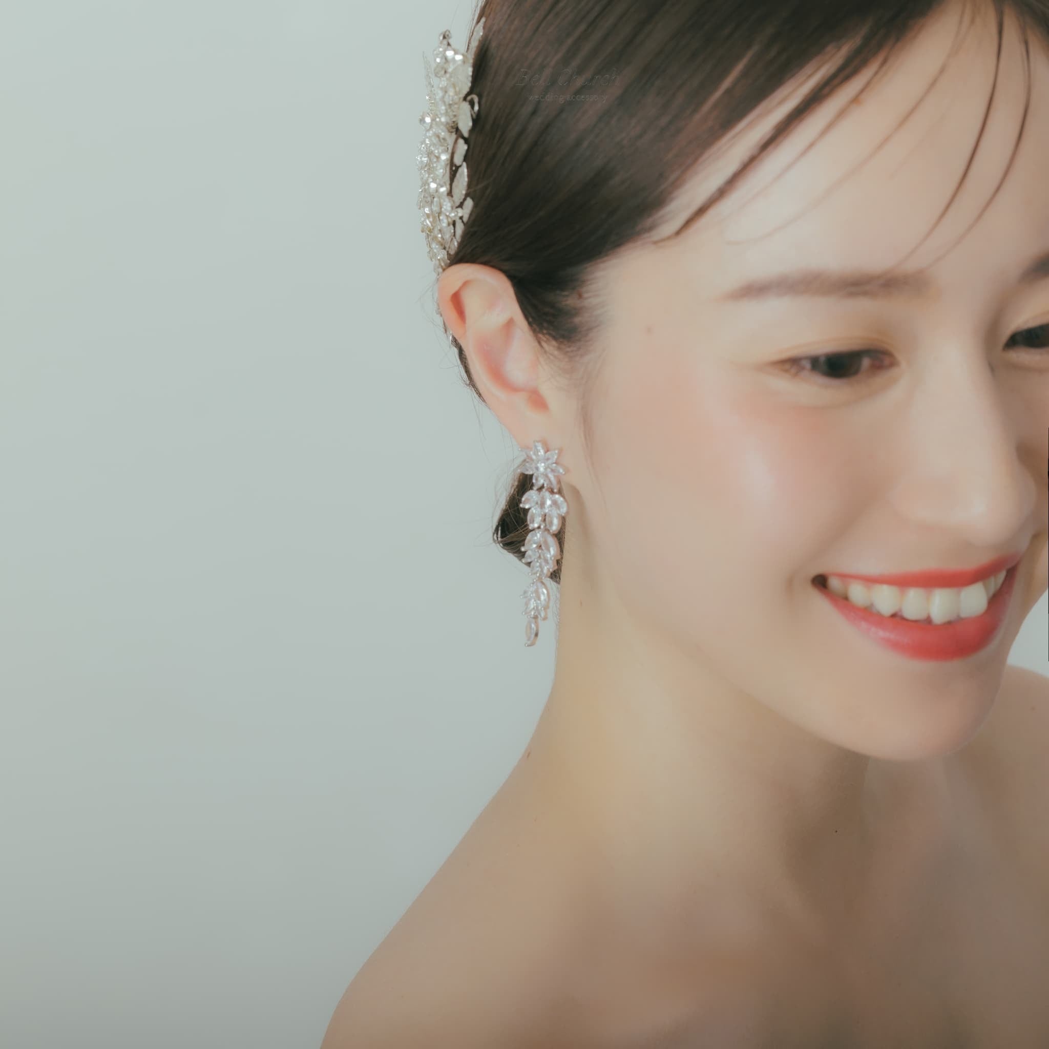 ピアス イヤリング | キュービックジルコニア | お花モチーフ