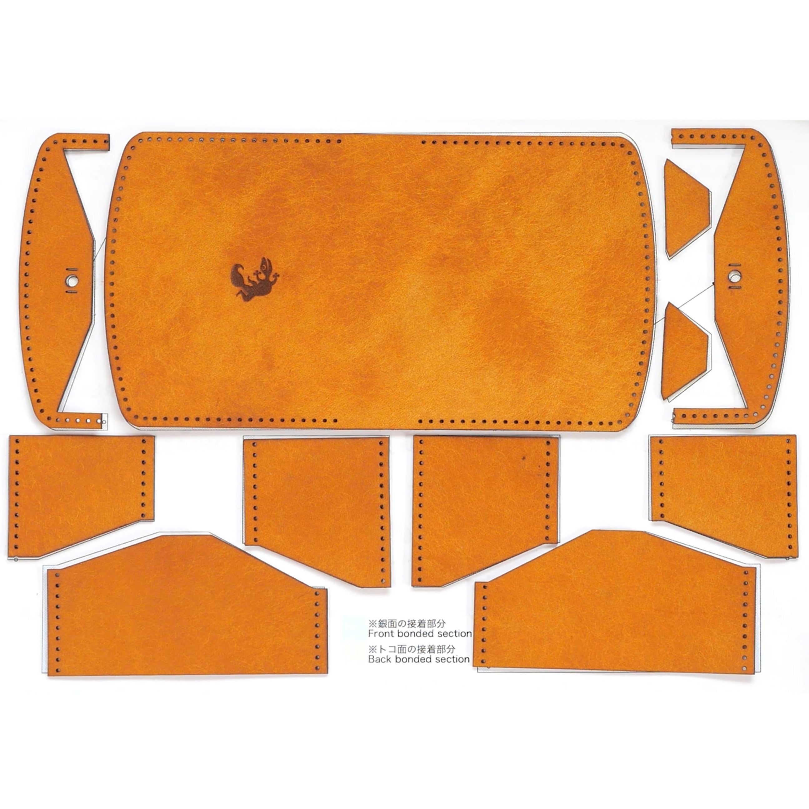 DIYキット 蛇腹式名刺入れ／Accordion-style Card Case“Waffle