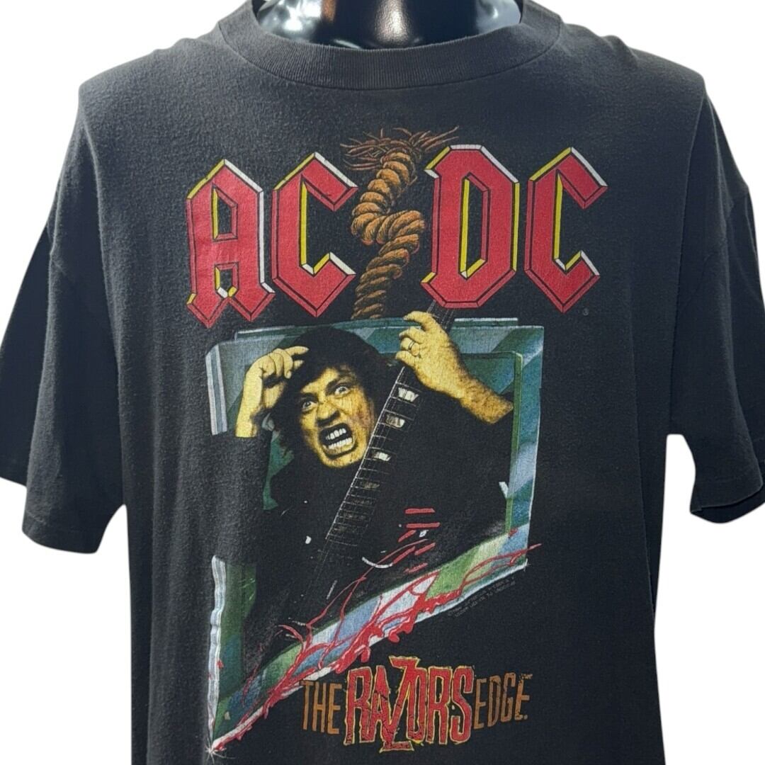 AC/DC】エーシーディーシー “THE RAZORS EDGE” 1990コピーライト
