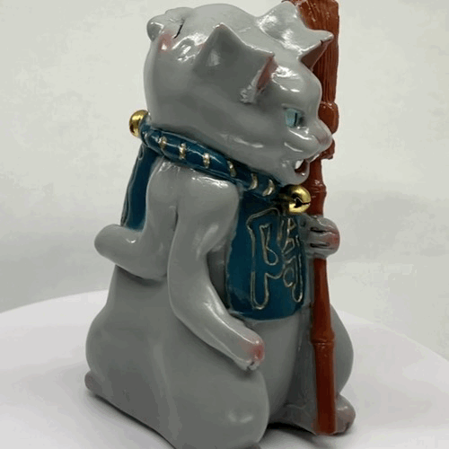 1月13日(土)より販売開始】【Studio LILLI×ヒカリトイズ】追い出し猫(黄金)が登場！□【Studio LILLI×HIKARI TOYS】Oidashi  Neko(Gold) 1/13(Sat) 11:00 On Sale！ | 墓場の画廊
