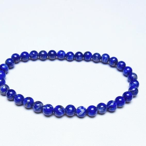 ラピスラズリ ブレスレット 5mm 一点物 メール便可 [M便 1/10] 111-48342